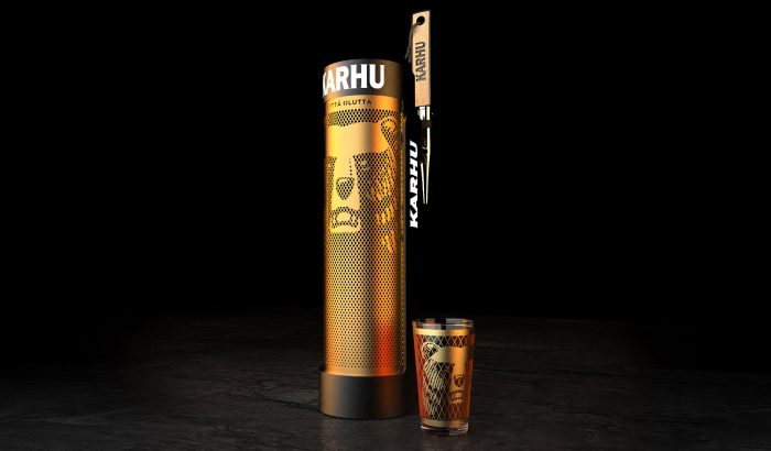 Bluemarlin embraces Finnish folklore to create new draught font for Karhu beer